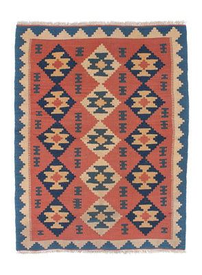 Kelim Carpet - orientalisk matta - 150 x 108 cm - rost