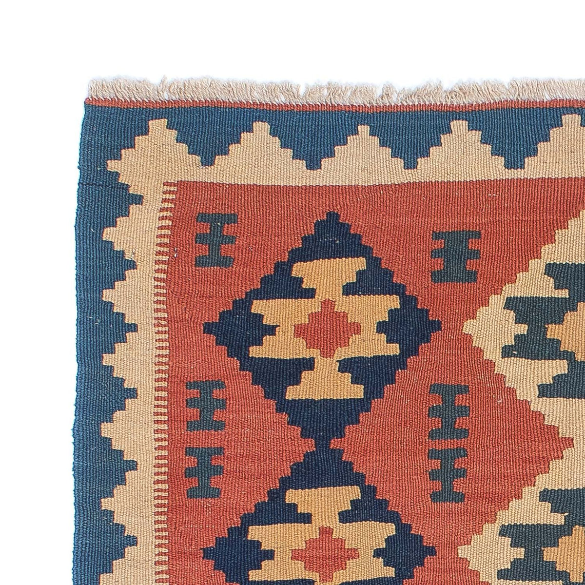 Kelim Carpet - orientalisk matta - 150 x 108 cm - rost