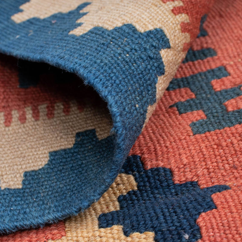 Kelim Carpet - orientalisk matta - 150 x 108 cm - rost