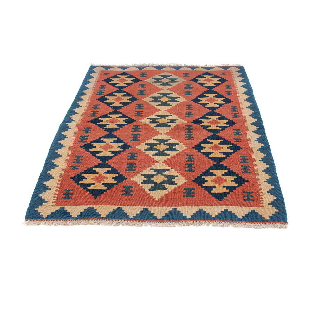 Kelim Carpet - orientalisk matta - 150 x 108 cm - rost
