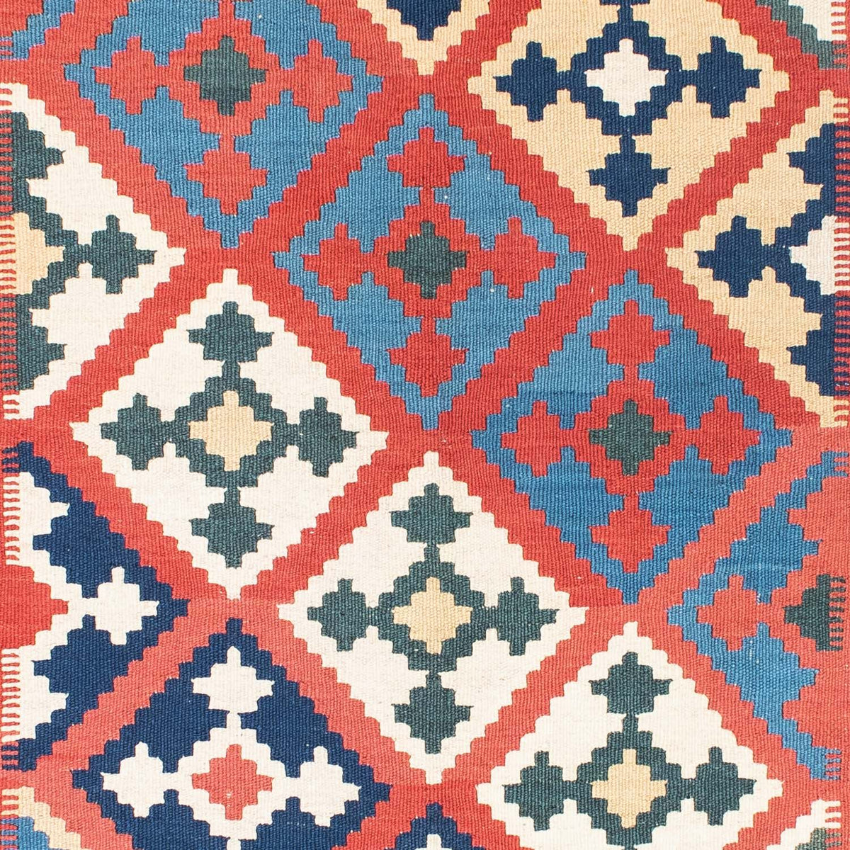Kelim Carpet - orientalisk matta - 173 x 125 cm - röd