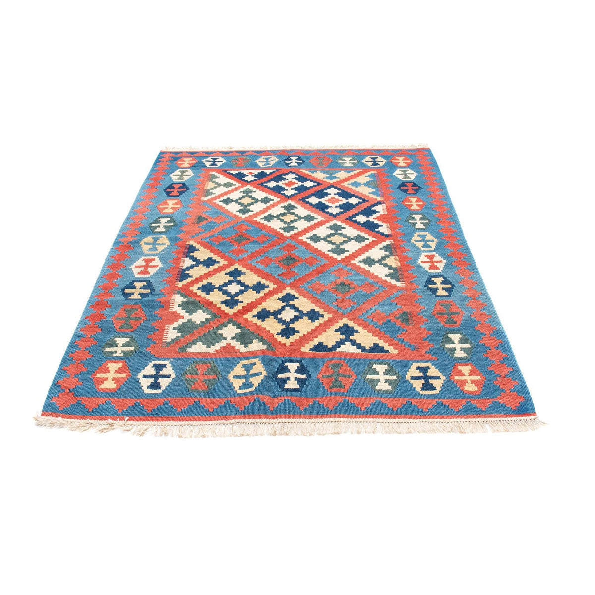 Kelim Carpet - orientalisk matta - 173 x 125 cm - röd