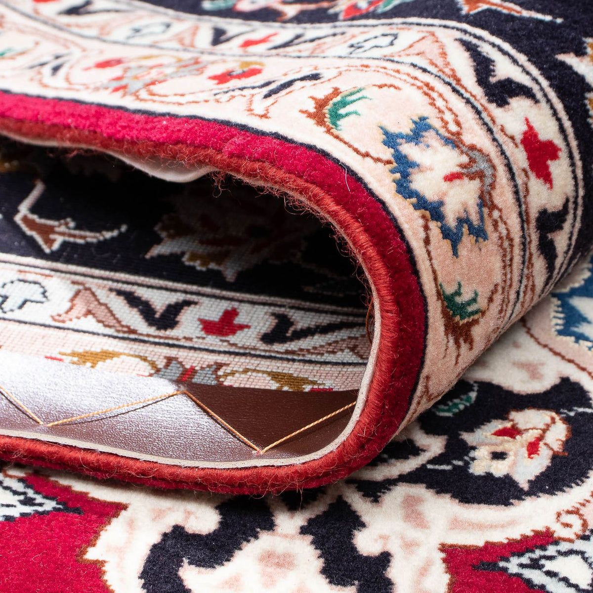 Persisk matta - Tabriz - Royal - 319 x 204 cm - mörkröd