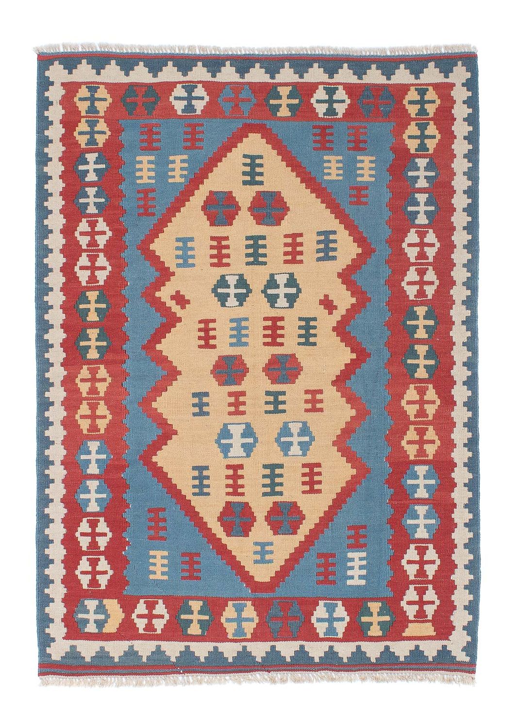 Kelim Carpet - orientalisk matta - 168 x 118 cm - flerfärgad