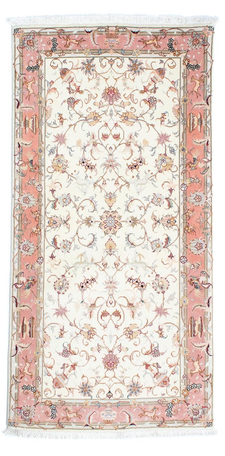 Runner Persisk matta - Tabriz - Royal - 202 x 100 cm - beige