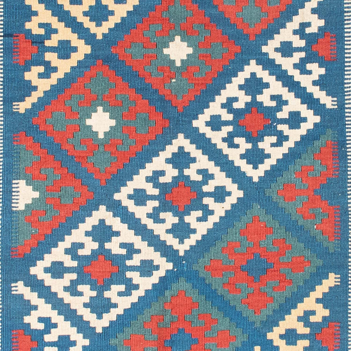 Kelim Carpet - orientalisk matta - 177 x 122 cm - blå