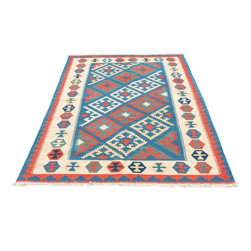 Kelim Carpet - orientalisk matta - 177 x 122 cm - blå