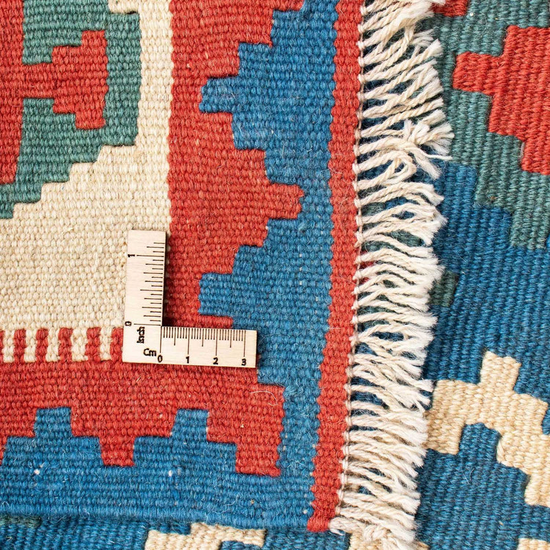 Kelim Carpet - orientalisk matta - 177 x 122 cm - blå