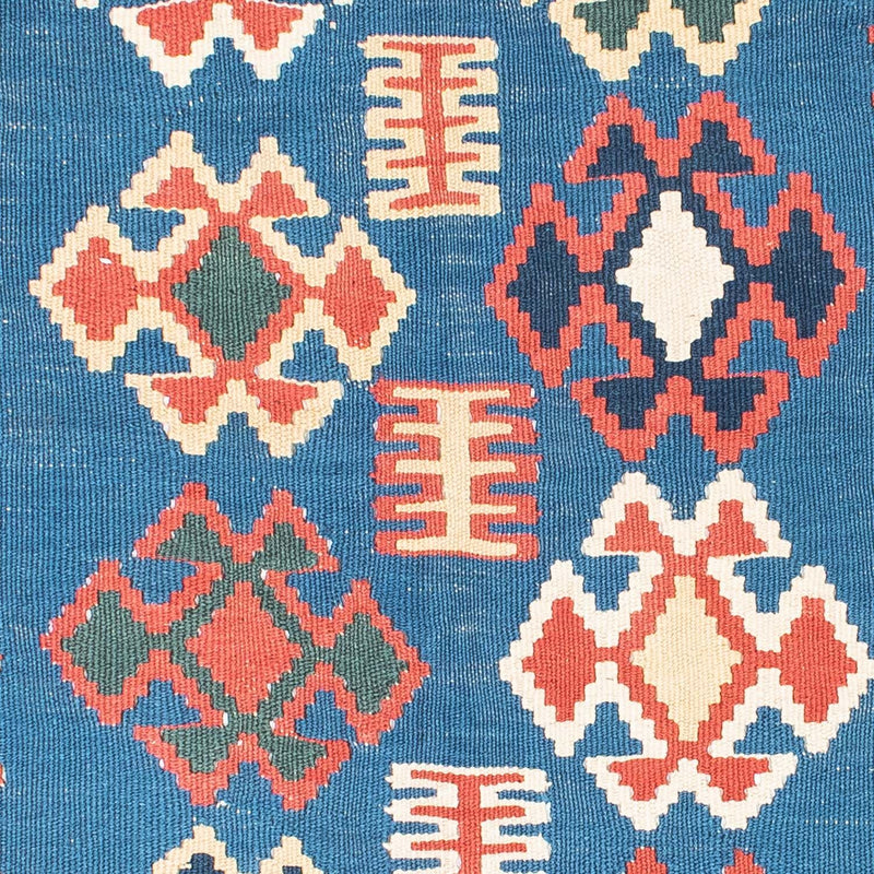 Kelim Carpet - orientalisk matta - 177 x 116 cm - blå