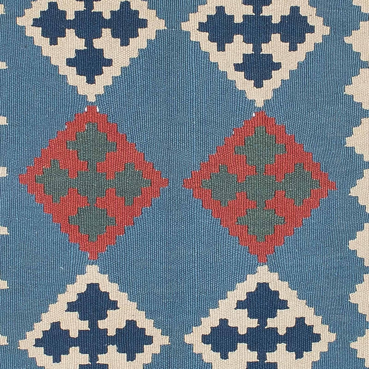 Kelim Carpet - orientalisk matta - 168 x 115 cm - blå