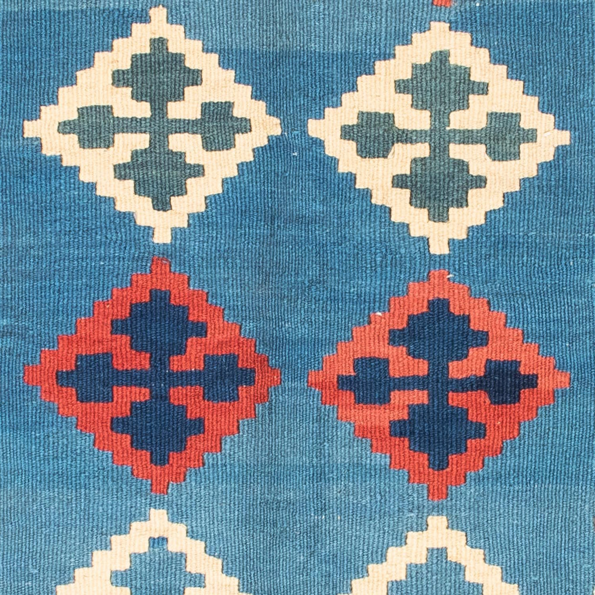Kelim Carpet - orientalisk matta - 168 x 122 cm - blå