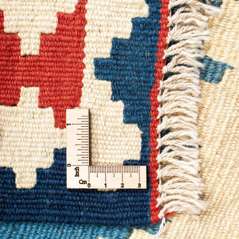 Kelim Carpet - orientalisk matta - 168 x 122 cm - blå