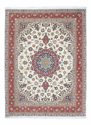 Persisk matta - Tabriz - Royal - 203 x 154 cm - beige