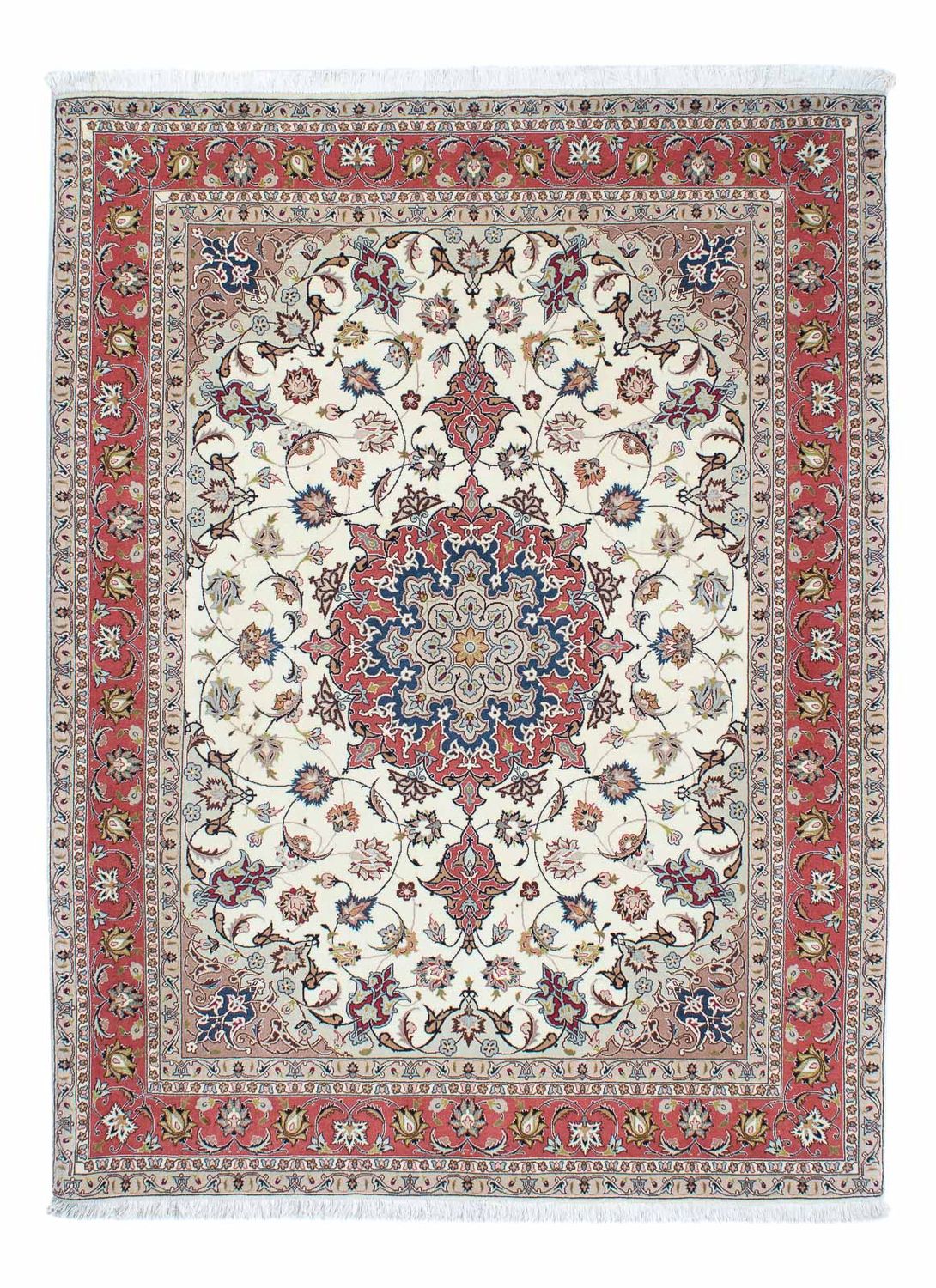 Persisk matta - Tabriz - Royal - 203 x 154 cm - beige