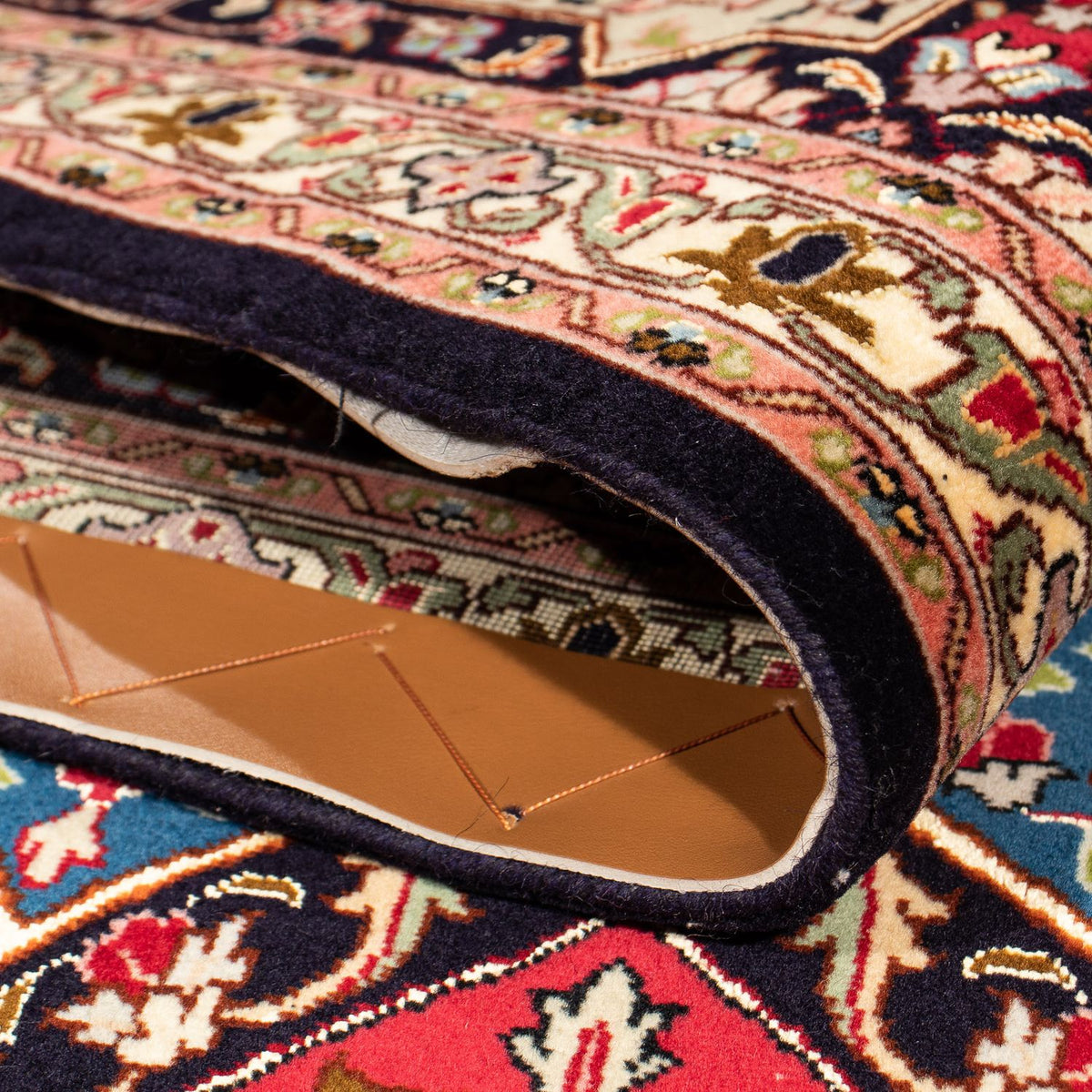 Persisk matta - Tabriz - Royal - 255 x 206 cm - ljusbrun