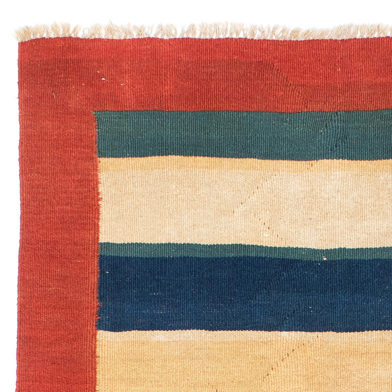 Kelim Carpet - orientalisk matta - 198 x 152 cm - röd