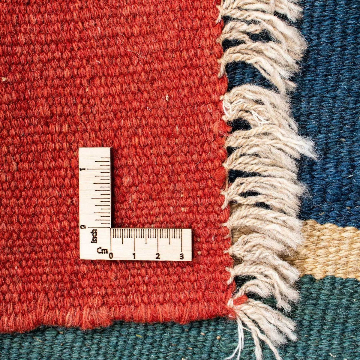 Kelim Carpet - orientalisk matta - 198 x 152 cm - röd