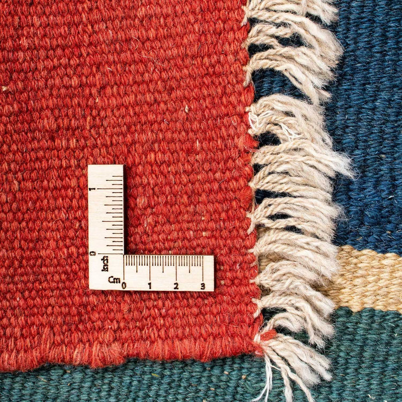 Kelim Carpet - orientalisk matta - 198 x 152 cm - röd