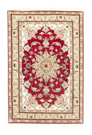 Persisk matta - Tabriz - Royal - 147 x 100 cm - röd