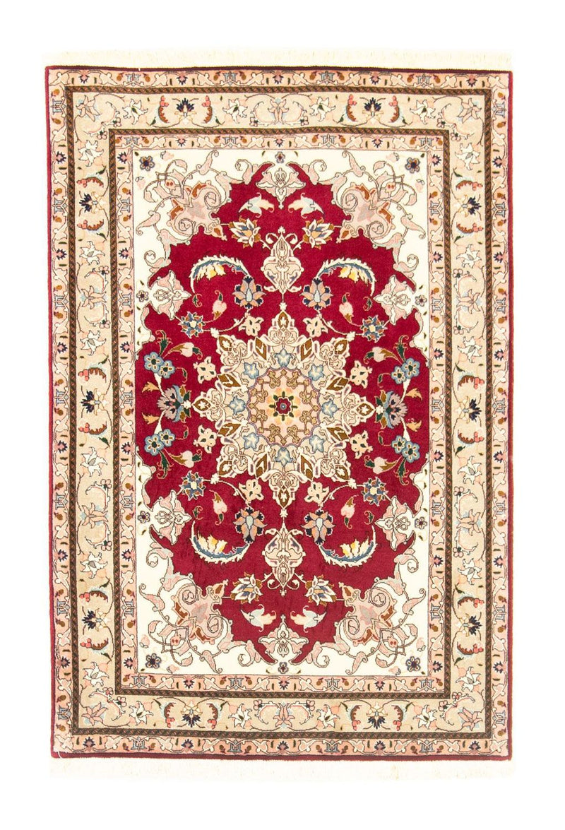 Persisk matta - Tabriz - Royal - 147 x 100 cm - röd