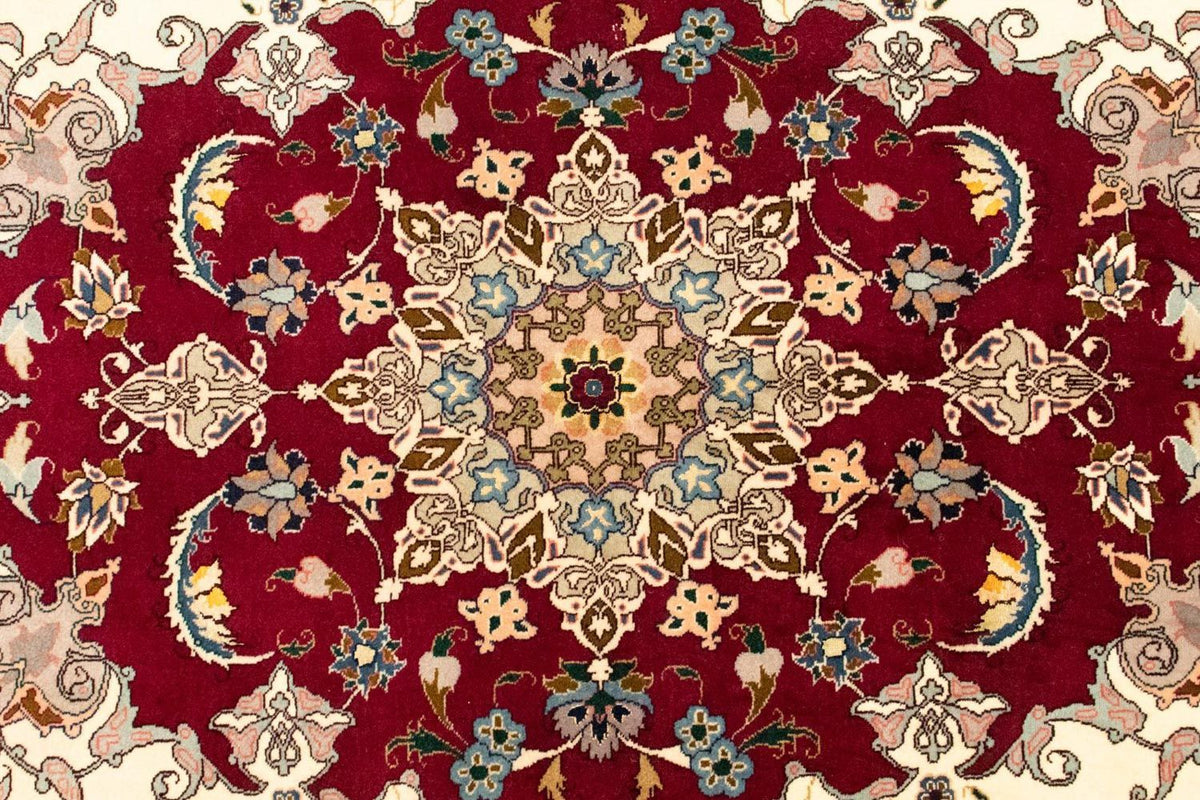 Persisk matta - Tabriz - Royal - 147 x 100 cm - röd