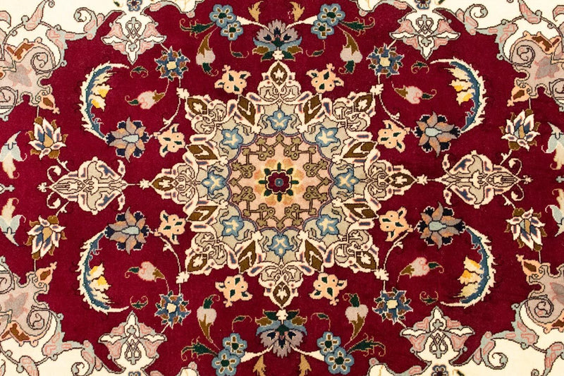 Persisk matta - Tabriz - Royal - 147 x 100 cm - röd