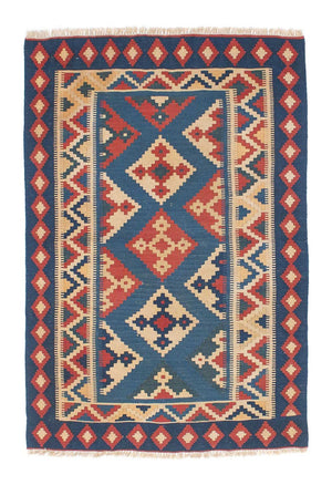 Kelim Carpet - orientalisk matta - 152 x 106 cm - flerfärgad