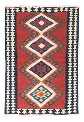 Kelim Carpet - orientalisk matta - 152 x 103 cm - röd