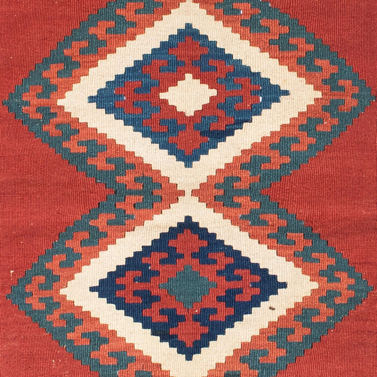 Kelim Carpet - orientalisk matta - 152 x 103 cm - röd