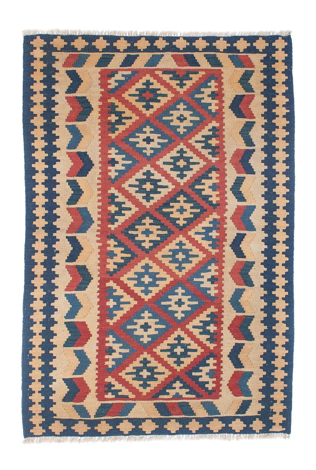 Kelim Carpet - orientalisk matta - 157 x 106 cm - flerfärgad