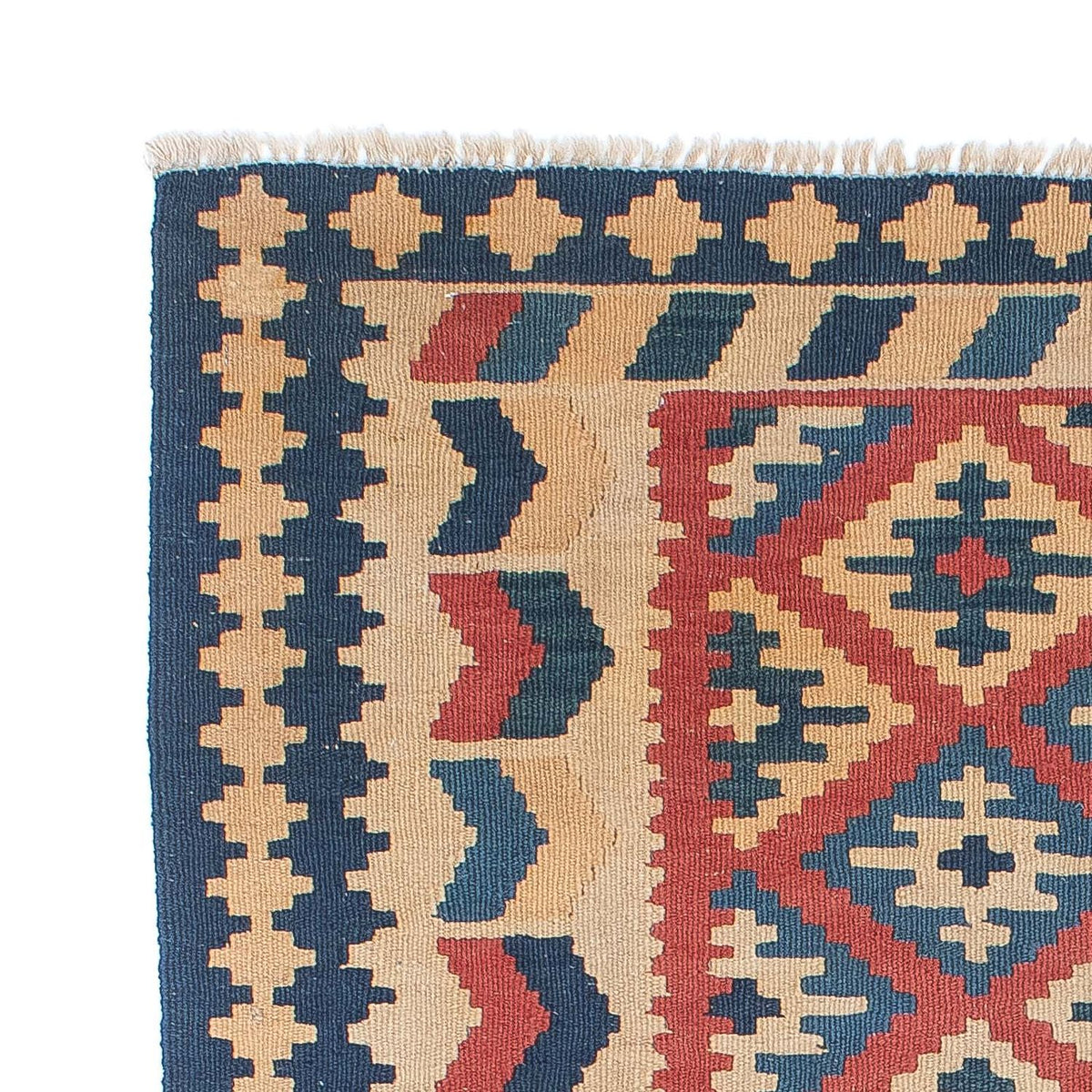 Kelim Carpet - orientalisk matta - 157 x 106 cm - flerfärgad