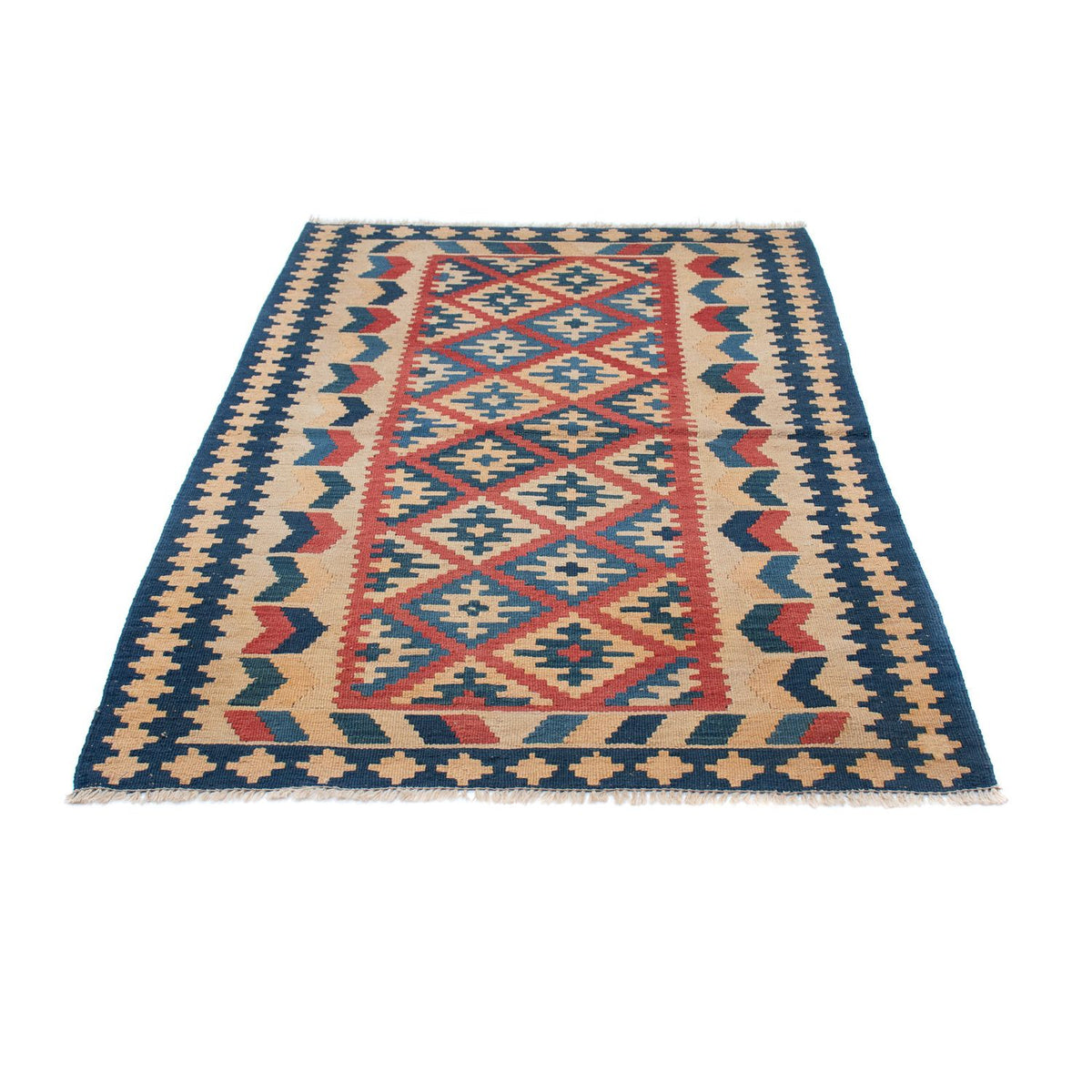 Kelim Carpet - orientalisk matta - 157 x 106 cm - flerfärgad