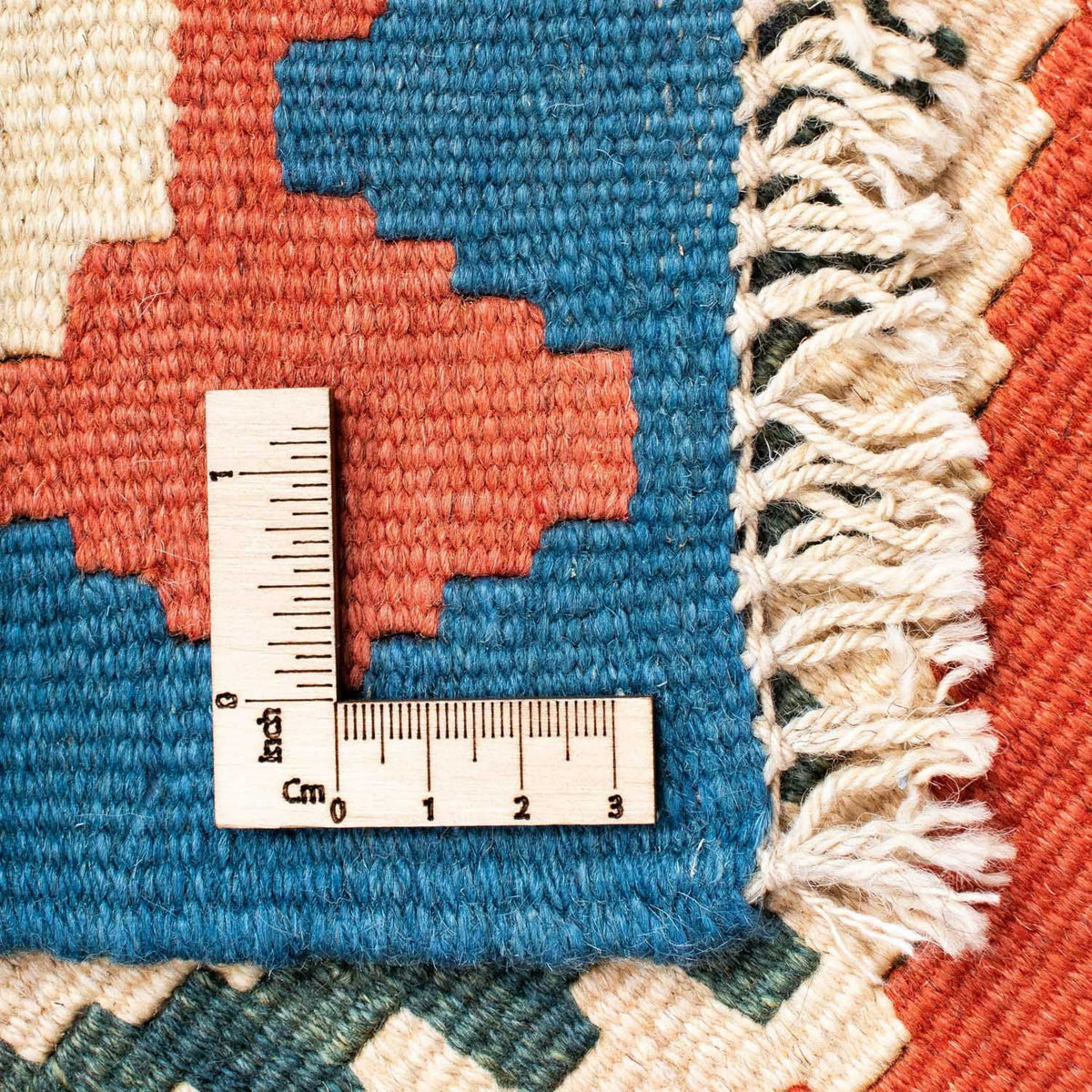 Kelim Carpet - orientalisk matta - 140 x 105 cm - röd