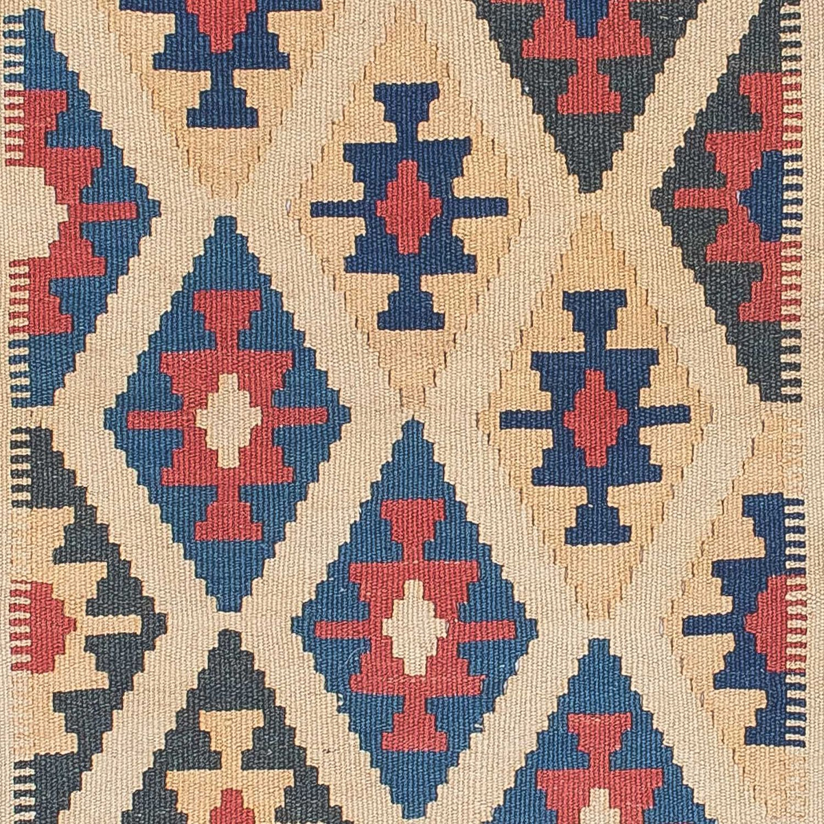 Kelim Carpet - orientalisk matta - 147 x 105 cm - flerfärgad