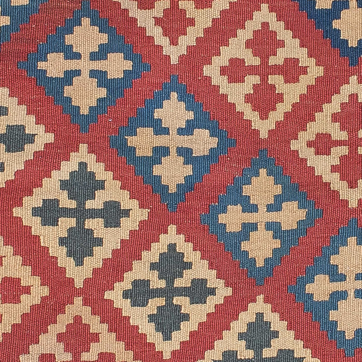 Kelim Carpet - orientalisk matta - 143 x 117 cm - flerfärgad