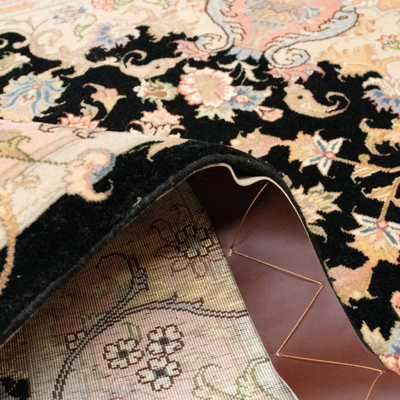 Persisk matta - Tabriz - Royal - 154 x 104 cm - svart