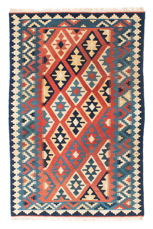 Kelim Carpet - orientalisk matta - 165 x 102 cm - röd