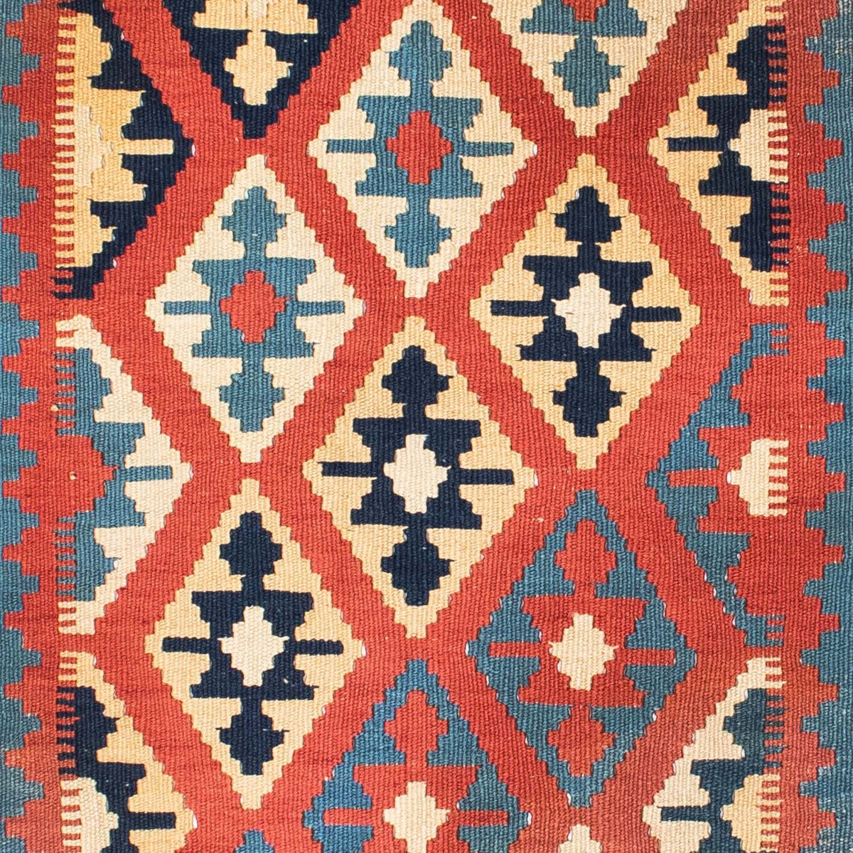 Kelim Carpet - orientalisk matta - 165 x 102 cm - röd