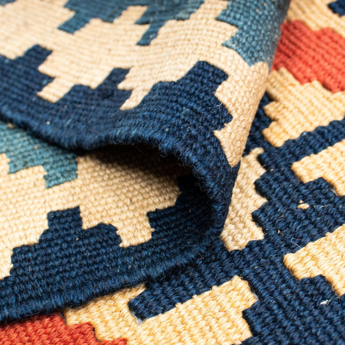 Kelim Carpet - orientalisk matta - 165 x 102 cm - röd