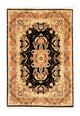 Persisk matta - Tabriz - Royal - 147 x 100 cm - svart