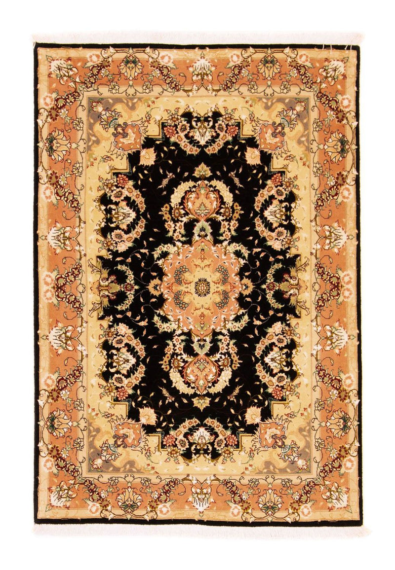 Persisk matta - Tabriz - Royal - 147 x 100 cm - svart