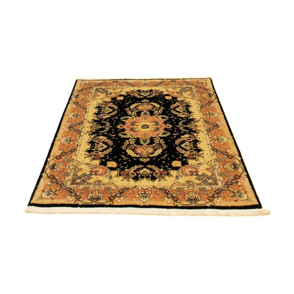 Persisk matta - Tabriz - Royal - 147 x 100 cm - svart