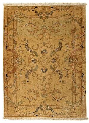 Persisk matta - Tabriz - Royal - 116 x 83 cm - brun