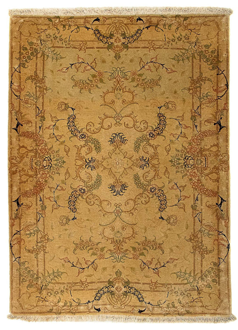 Persisk matta - Tabriz - Royal - 116 x 83 cm - brun