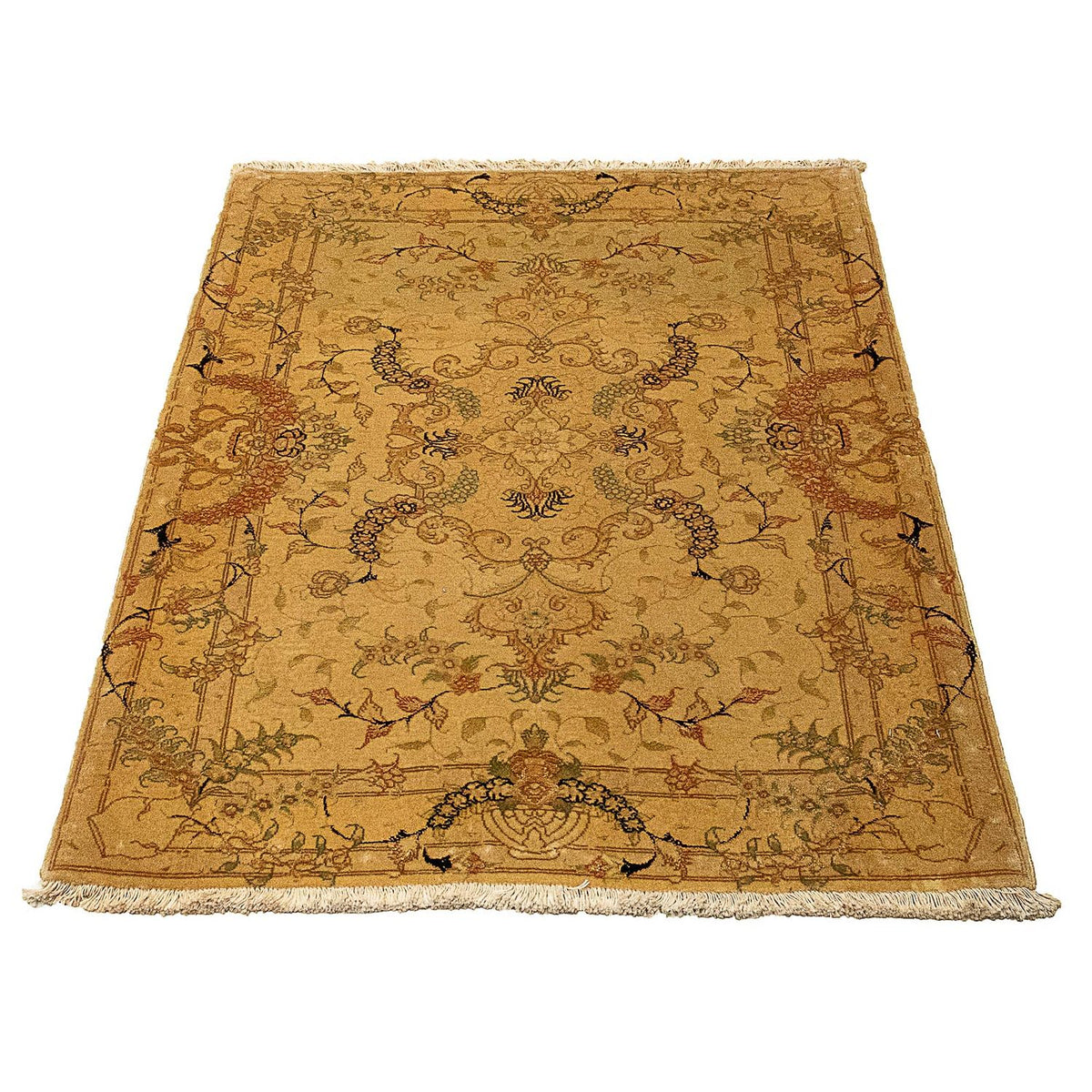 Persisk matta - Tabriz - Royal - 116 x 83 cm - brun