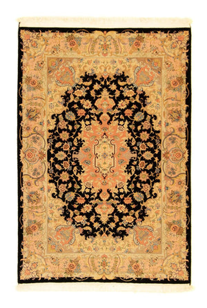 Persisk matta - Tabriz - Royal - 151 x 103 cm - svart