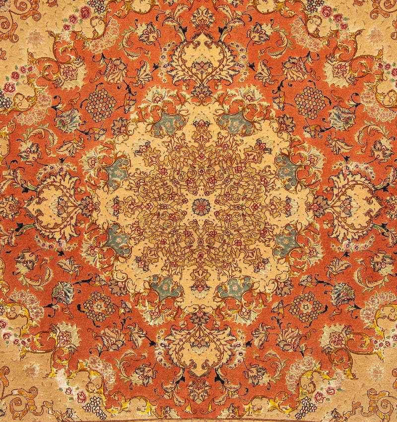 Persisk matta - Tabriz - Royal - 207 x 198 cm - flerfärgad