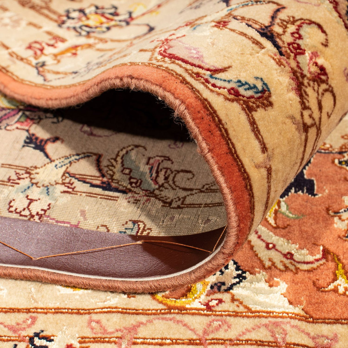 Persisk matta - Tabriz - Royal - 207 x 198 cm - flerfärgad