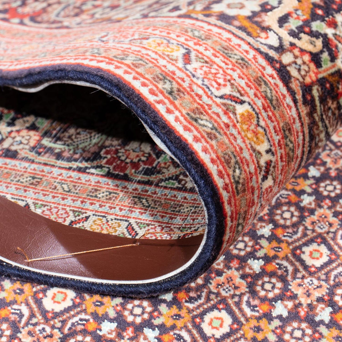 Persisk matta - Tabriz - 312 x 206 cm - mörkblå