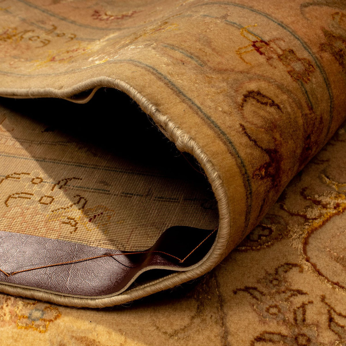 Persisk matta - Tabriz - Royal - 346 x 258 cm - guld